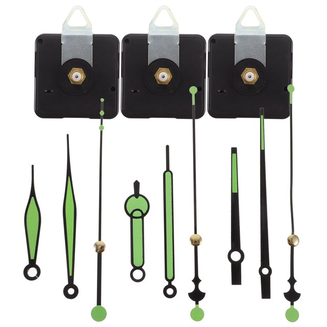 1 Set Glow In The Dark Clock Hands And Clock Mechanism Clock Hands and