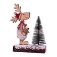 thumbnail image 3 of Decoraciones navideñas de mesa, centros de mesa de madera, 2023, decoración navideña de bandeja escalonada rústica para bandeja escalonada navideña Ropa blanca, 3 of 8