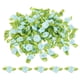 thumbnail image 1 of Uxcell Mini Rosas de Cinta Flores de Tela Satinada Pequeñas con Hojas Verdes para Manualidades 200 Pcs Azul Claro, 1 of 5