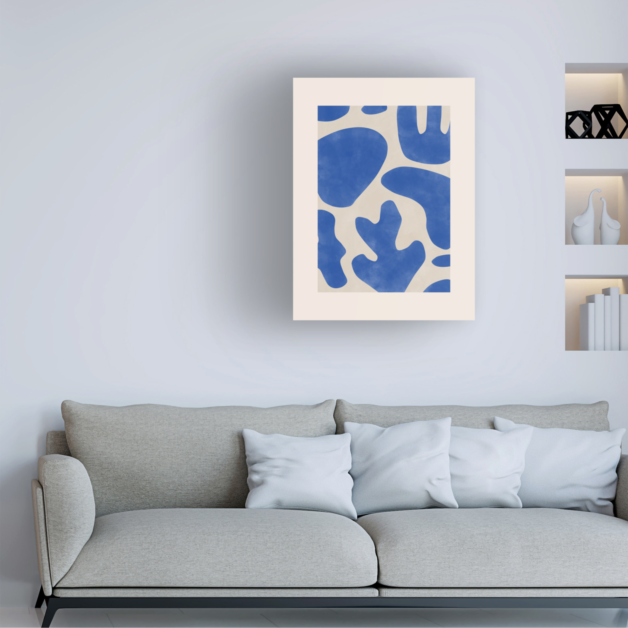 Trademark Fine Art Elena Ristova Indigo15 Canvas Wall Art