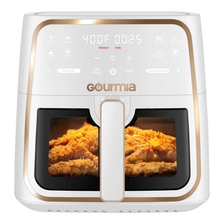 Gourmia 8-Quart Digital Window Air Fryer, with 8 One-Touch
