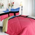 thumbnail image 1 of Remember Mackenzie - Quilted Patchwork Down Alternative Comforter Set  Full &amp; Queen Size - Pink, 1 of 1
