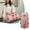 Pink-PK, variant on Fitness Bag Crossbody Bags for Women Dry Wet Separation Independent Shoe Compartment Large Capacity Backpack Travel 17.72x10.24x9.45in