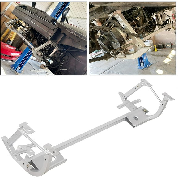 Kojem Lower Radiator Core Support Skid Bar Plate Compatible With 2005-2013 Corvette C6 Replacement For Part# 20939829 15916658