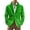 09-Green, variant on IWRICH Men's Mardi Gras Suit Jacket Printed Corduroy Lapel Button Blazers Jackets with Pockets for Formal Event 09-Green XL