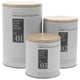 thumbnail image 4 of White Iron Metal Canister Set of 3 for Storage Use Coffee Sugar Tea Tins Perfect for Kitchen Decor, 4 of 5