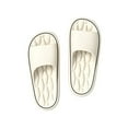 thumbnail image 2 of Cloud Slippers for Women and Men, Pillow House Slippers Shower Shoes Indoor Slides Bathroom Sandals, Ultimate Comfort, Lightweight, Thick Sole, Non-Slip, Easy to Clean White, 2 of 4