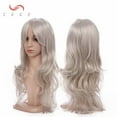 thumbnail image 2 of SEGO Anime Cosplay Hair Wig Long Curly Wavy Wigs Heat Resistant Synthetic Fiber with Bangs for Women, 2 of 5