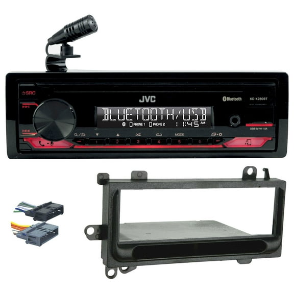 JVC KD-X280BT Bluetooth Receiver w/USB/13-Band EQ Fits 97-02 JEEP WRANGLER TJ