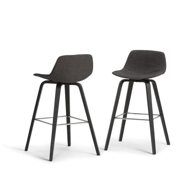Cacey Bentwood Counter Height Stool (Set of 2)