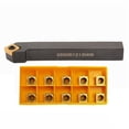 thumbnail image 1 of Lefu SSSCR1212H09 12*100mm Lathe Turn Tool Holder+SCMT09T308 SCMT32.52 carbide Insert, 1 of 9