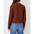 thumbnail image 2 of Cardigan de Punto para Mujer PRETTYGARDEN Caramelo Talle S, 2 of 6