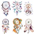 thumbnail image 1 of 6 Uds Impermeable Brazo Tatuaje Pegatinas Pegatina Retro para Adultos, 1 of 9