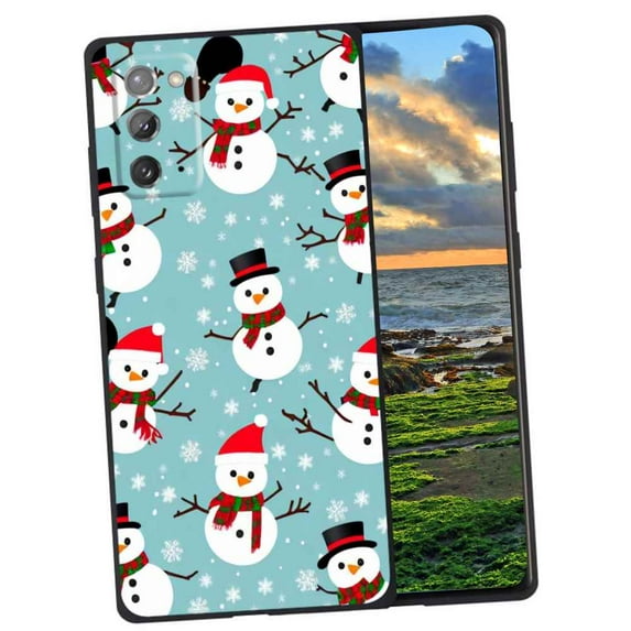 Christmas-Snow-85 Phone Case, Degined for Samsung Galaxy Note 20 5G Case Men Women, Flexible Silicone Shockproof Case for Samsung Galaxy Note 20 5G
