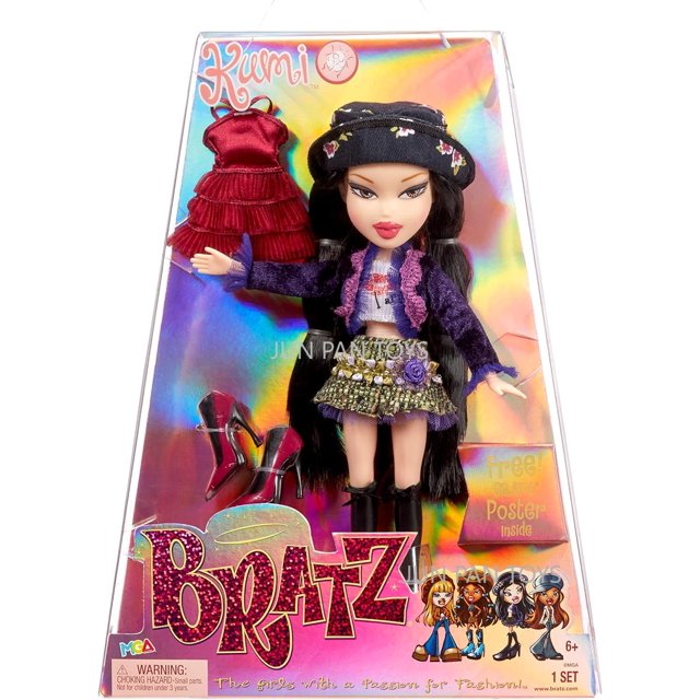 2025 Muñeca de moda Bratz Original, 2 trajes, póster, Meygan, Polly, KUMI, Nevra, Kiana, regalo de cumpleaños para niñas, juguetes coleccionables de edición limitada