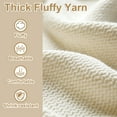 thumbnail image 3 of Uxcell Chenille Chunky Yarn, Plush Bulky Thick Fluffy Yarn for Crochet, Soft Velvet Blanket Yarn for Sweater Hand Knitting Crocheting Dark Camel, 3 of 6