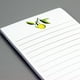 thumbnail image 3 of Bloc de notas para nevera Nancy Nikko Lemon & Olive Branch x2, 3 of 4