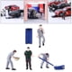 thumbnail image 5 of Diorama pintado 1/64 personaje Auto reparador CUTICAT gris, 5 of 8
