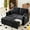 Black, variant on Convertible Sofa Bed,3 in 1 Sleeper Sofa with 2 Pillows and Adjustable Backrest for Living Room Office,Black