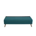 thumbnail image 5 of Modern Contemporary Urban Design Living Room Lounge Club Lobby Sofa, Fabric, Aqua Blue, 5 of 8