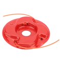 thumbnail image 1 of Trimmer Head, Iron String Trimmer Head Universal Red Iron Lawn Mower Weeder Trimmer Head Replacement for Agriculture, 1 of 7