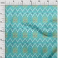 thumbnail image 2 of oneOone Tissu Polyester Lycra Imprimé Ikat Paisley & Chevron BTY 56 Pouces de Large, 2 of 4