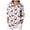 White, variant on vigerkar Womens Long Sleeve Button Down Shirts Collared Tops Dressy Casual Patriotic Printed Blouses Shirt (White, XL)