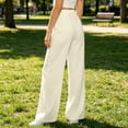 thumbnail image 7 of MLCDZ High Waisted Work Pants for Women Business Casual Lightweight Breathable Dress Pants with Multiple Pockets Office Daily Commute Trousers, 7 of 7