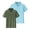 #A12-Green, variant on Abcomgle 2 Pcs Boys Polo Shirt Size 7 Short Sleeve Pique Polo Shirts Button Closure Solid Color School Uniform Basic Collared Tshirts for Kids Boys