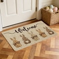thumbnail image 2 of Welcome Mats Polyester Material Non Slide Absorbent Floor Mat for Front Door, Bedroom, Living Room, Easter Decor, 2 of 7