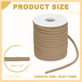 thumbnail image 2 of Uxcell Flat Elastic Nylon Cord Stretchy Spandex for Sewing Clothing Hair Ties Khaki, 2 of 6