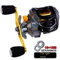 thumbnail image 1 of Outdoor Fishing DW132 Baitcasting Reel - 7.2:1 Ratio, 18+1BB, 3 Spool Types, 1 of 10