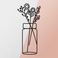 thumbnail image 5 of Enzo - Flower - Black Decorative Metal Wall Accessory, 5 of 7