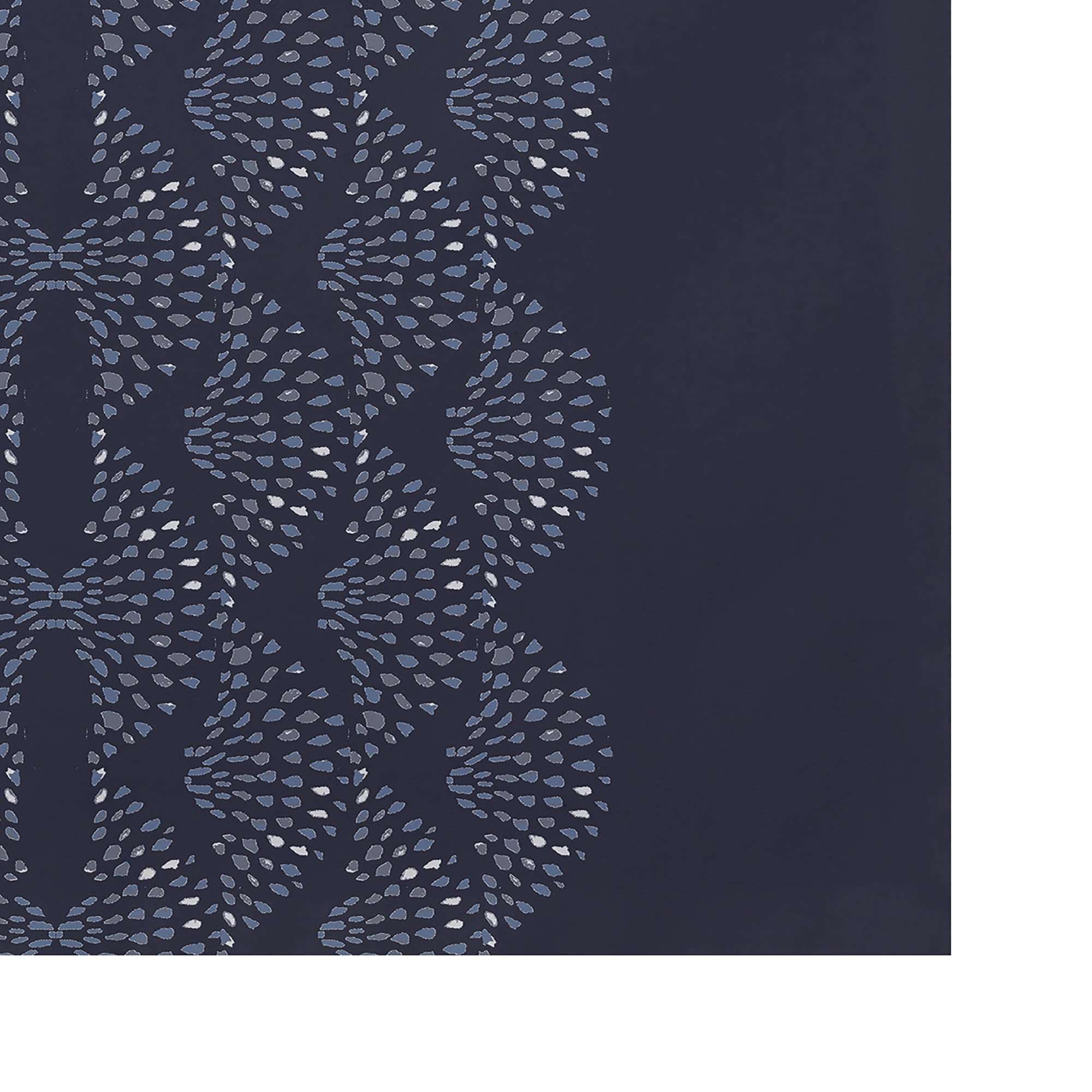 Simply Daisy Dotted Focus 18 x 14 Inch Blue Geometric Print Placemat (Set of 4)