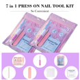 thumbnail image 2 of Kits de suministros desechables para uñas Uyolaxed con lima de uñas y pegamento, 2 of 6