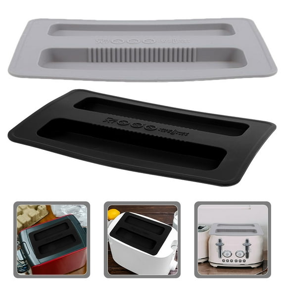 Clispeed 2Pcs Silicone Toaster Cover Lid for Breadmakers Kitchen Use with Assorted Colors