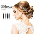 thumbnail image 3 of FONDOTIN 4Pcs Fancy Rhinestone Hair Barrettes Assorted Colors Elegant Hair Accessories for Parties, 3 of 6