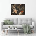 thumbnail image 5 of Kdxio Koi Fish Tranquility Wall Hanging Tapestries Banner For Bedroom College Dorm Home Living Room Party Decor 29X37 In, 5 of 8