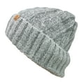 thumbnail image 2 of Empire Cove Winter Cable Knit Cuff Beanie Grey, 2 of 5