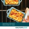 thumbnail image 2 of Rachael Ray Ceramics 2 Piece Rectangular Au Gratin Baking Dish, Agave Blue, 2 of 7