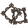 thumbnail image 3 of Roorkee Instruments Brand Wooden Curtain Holdback Tieback Set of 2 – Rustic Natural Color Handmade Decorative Drapery Hooks for Living Room & Bedroom, 3 of 5
