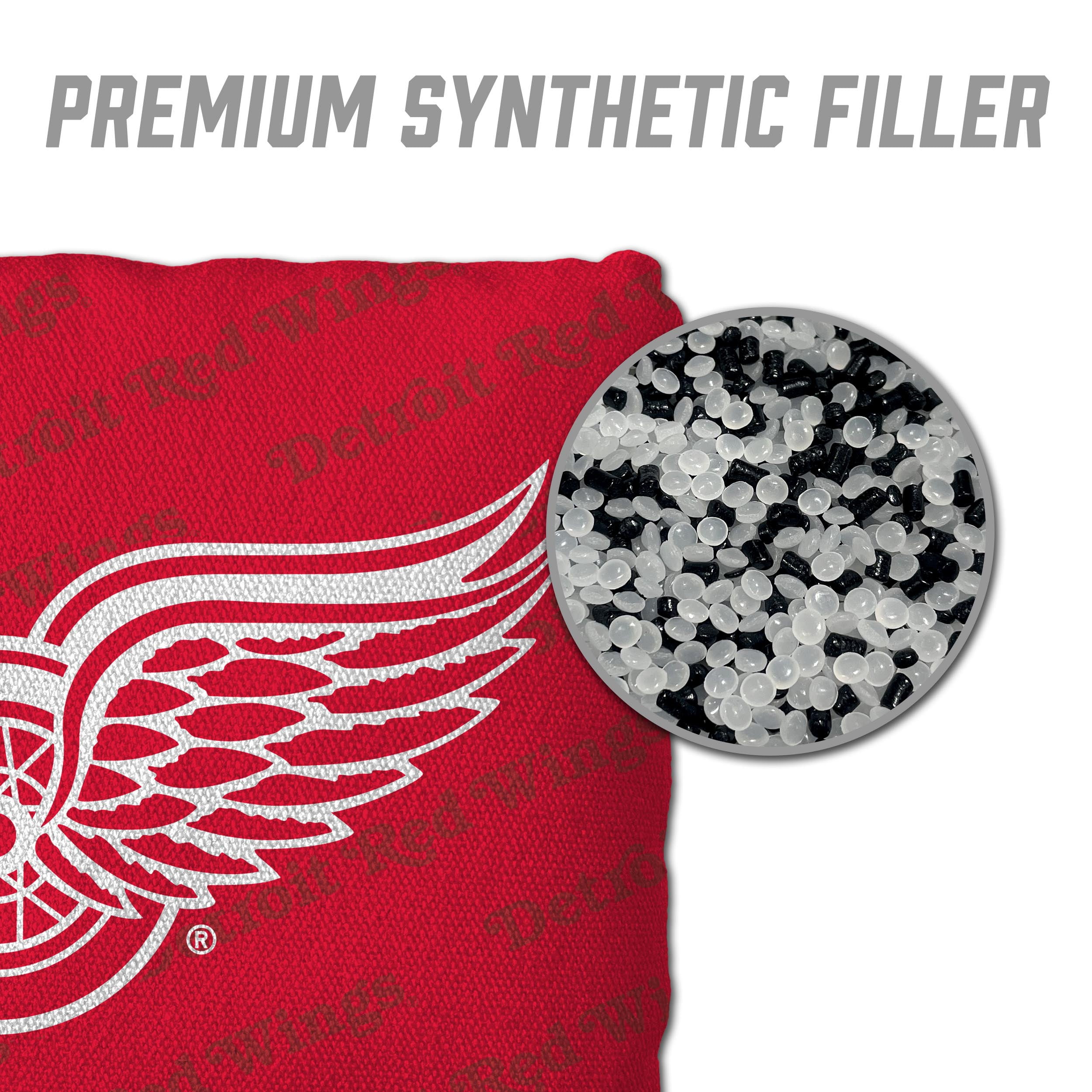 NHL Detroit Red Wings Cornhole Bags - 4PK - Red