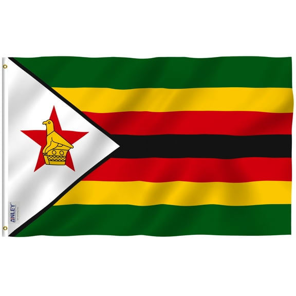 Anley 3 ft x 5 ft Zimbabwe flag - Zimbabwean Flags