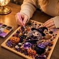 thumbnail image 5 of Pearl Diamond Art Kit, Gothic Halloween DIY Bead Art Set, Great Handmade Gift for Craft Lovers and Holiday Party Favors (WitchB), 5 of 7