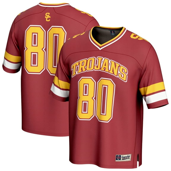 Unisex GameDay Greats #80 Cardinal USC Trojans Lightweight Collegiate Football Fashion Jersey