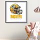 thumbnail image 1 of Cuadros Decorativos Green Bay Packers 5D bricolaje taladro redondo completo diamante pintura decoración del hogar (A2567) Wdftyju embutido en tela, 1 of 1