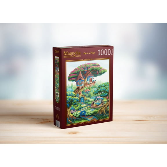Magnolia Secret Garden Jigsaw Puzzle