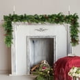 thumbnail image 3 of 9' x 10" Decorated Christmas Garland with 180 Tips, Green, 3 of 3