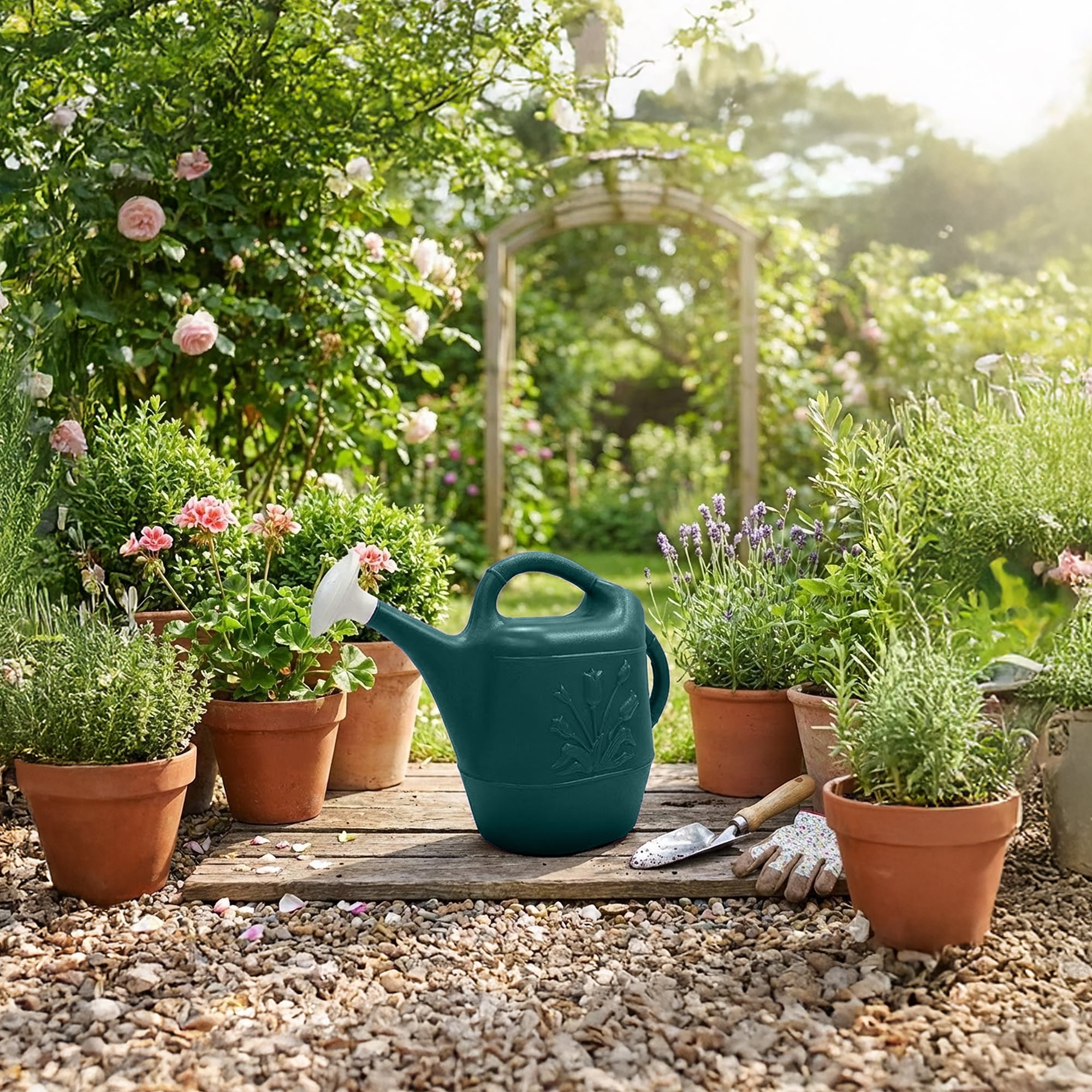 Union Products 2 Gal. Watering Can - Hunter Green