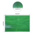 thumbnail image 2 of Stained Glass Sheet Mosaic Tile 5.9 Inch x 3.9 Inch Dark Green, Stained Glass Sheets for Crafts Project, 2 of 5